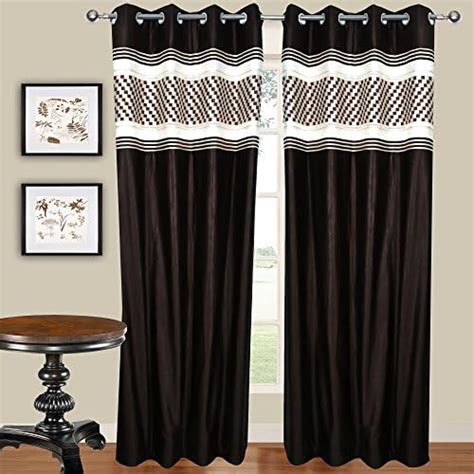 Buy Beautiful Long Crush Patch Window and Door Curtains (Set of 2)- 4 X ...