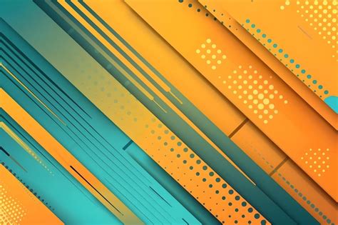 Abstract background with diagonal stripes and dotted patterns in teal ...