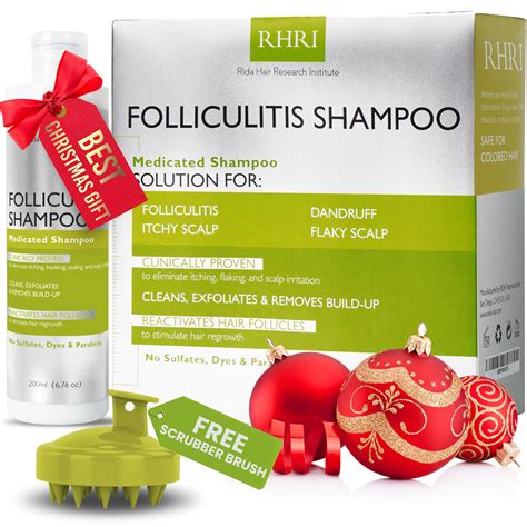 Buy Anti Fungal Folliculitis Shampoo for Seborrheic Dermatitis, Scalp ...