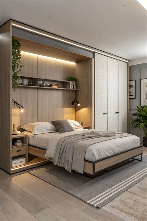 21 Murphy Bed Designs for Small Bedrooms | Apartment Living - DIY ...