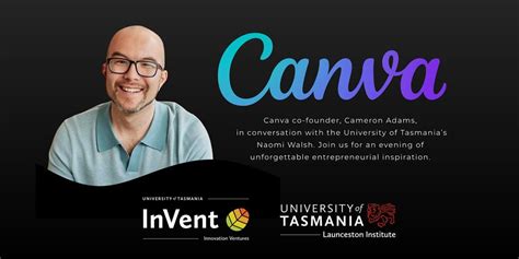 In conversation with Cameron Adams, Co-Founder of Canva, University of ...
