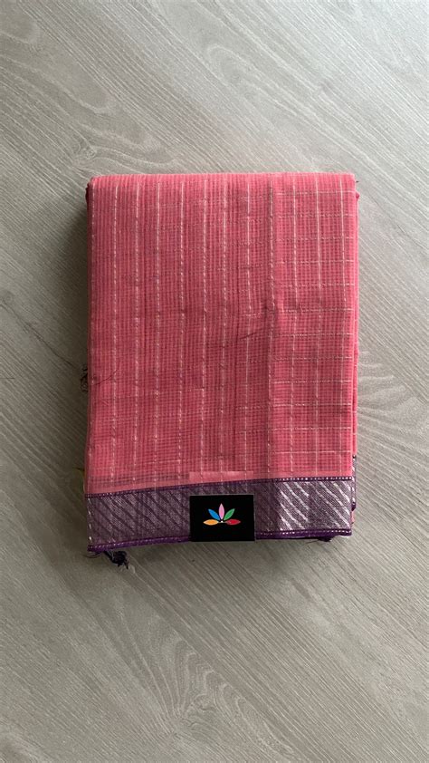 Zari Border Mangalagiri Cotton Saree-25011 – FABK