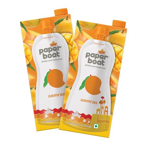 Paper Boat Aamras, Mango Fruit Juice, No Added Preservatives and ...