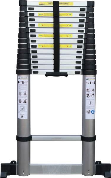 Aardwolf Quickfit Heavy Duty Aluminium Telescopic Extension Ladder 19.5 ...