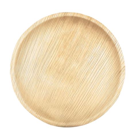 12" Round Areca Palm Leaf Plate | Eco-Friendly Disposable Plates ...