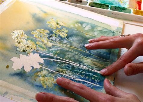 Remove Masking Fluid from Watercolor Painting | Watercolor paintings ...