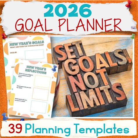 2026 New Year Goal Planner New Years Reflection Writing Goals Setting ...
