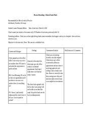 Image result for MSW Process Recording Example