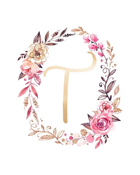 Cute Letter T Wallpaper