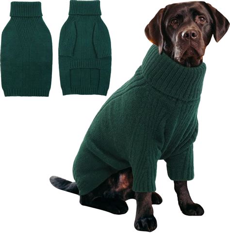 Amazon.com : IECOii Extra Large Dog Sweater 4XL,Thermal Warm Dog ...