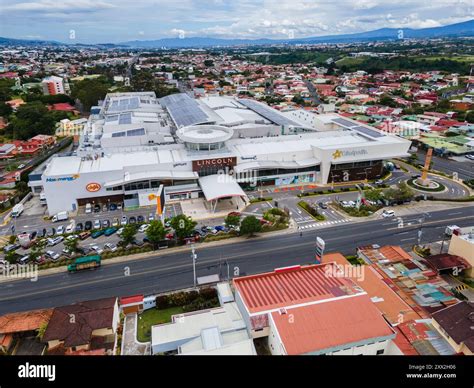 Escazu, San José, Costa Rica - 08 08 2024: Aerial view of Pricesmart ...