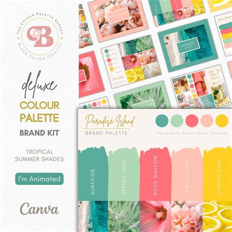 Luxury Brand Color Palette | Brand Color Palette With Hex Codes | Premium Business Branding Kit ...