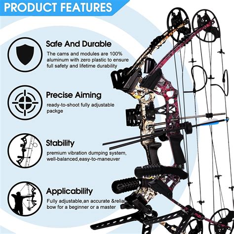XGeek Compound Bow and Arrow kit, 320 Fps Speed India | Ubuy