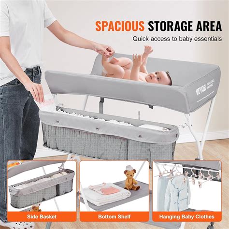 VEVOR Baby Changing Table, Folding Diaper Changing India | Ubuy