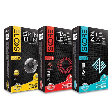 Buy Skore Skin Thin Ultra Fine Condoms 10s and Timeless Climax Delay ...