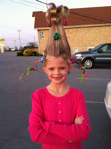 Cindy Lou Who Hair Style | Wacky hair, Cindy lou who hair, Whoville hair