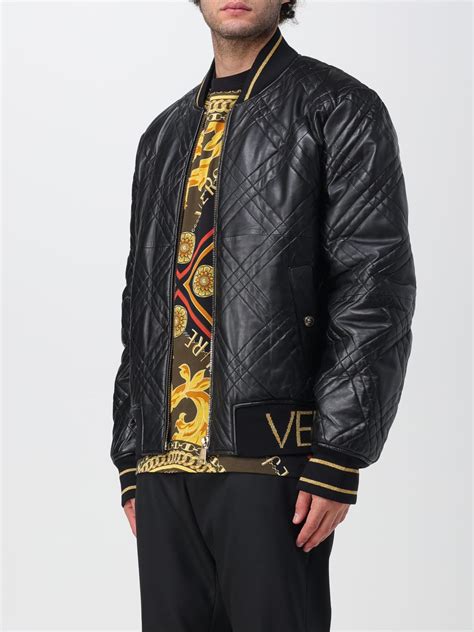 Versace Jeans Couture Outlet: Jacket men - Black | Versace Jeans ...