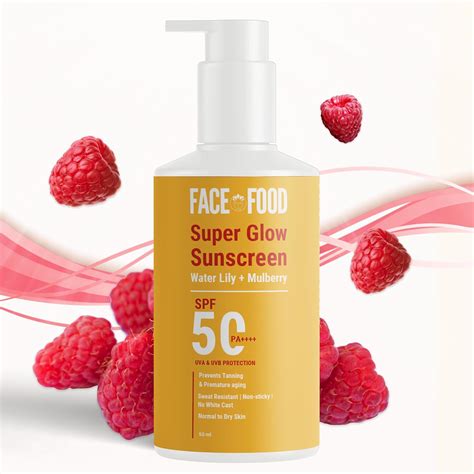 Super Glow Moisturizer+Sunscreen SPF 50++++ | Mulberry+Waterlily | UVA ...