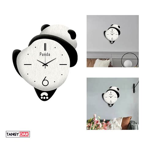 Lazy Panda - Pendulum Wall Clock – TangyOak