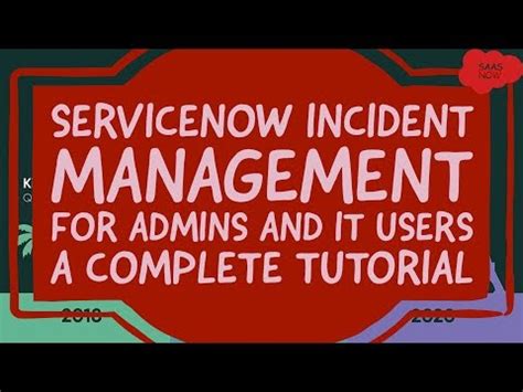 ServiceNow Incident Management Tutorial 的图像结果