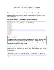 Como Crear MI Primer Programa En Java 的图像结果