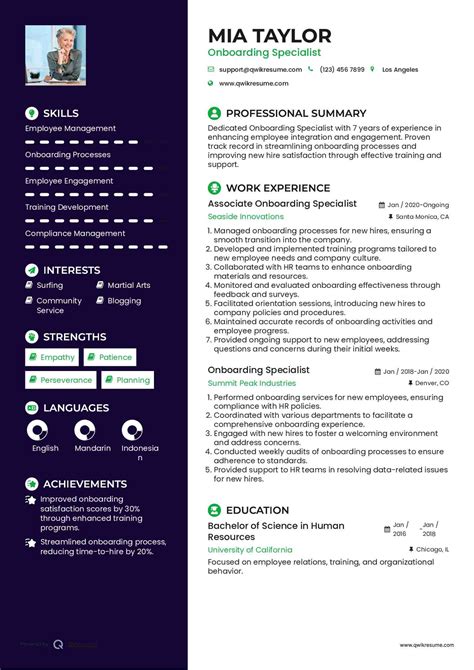 10+ Onboarding Specialist Resume Samples & Templates for 2025