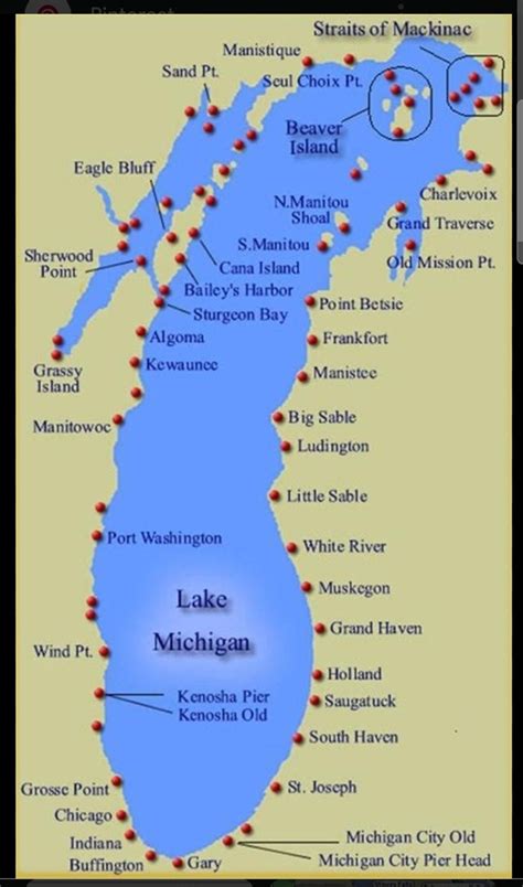 Pin by Tricia Bort on Oh, the Places You'll Go... | Lake michigan ...