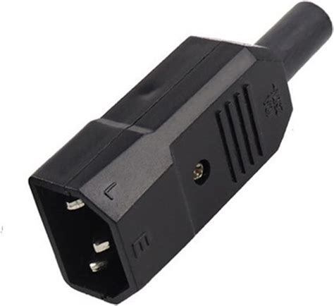 gande 10A 250V Black IEC C13 C14 Female&Male Plug India | Ubuy