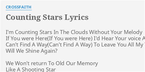 Counting Stars Lyrics 的图像结果