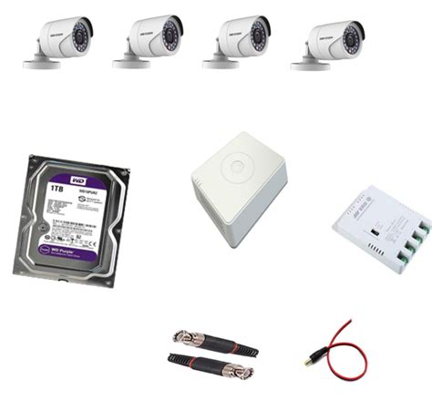 Hikvision 2mp HD Kit,4 No Bullet Camera & 4 Channel DVR – Swiftech