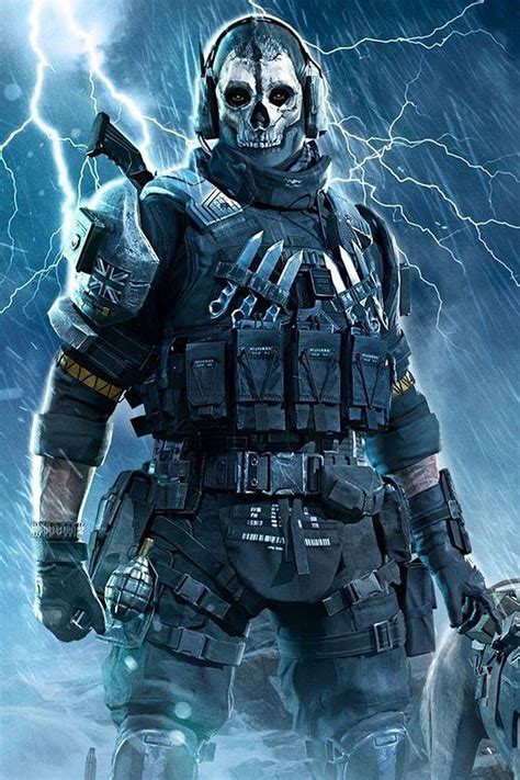 Download Blue Call Of Duty Phone Lightning Wallpaper | Wallpapers.com