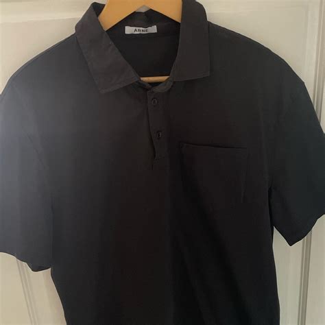 Men's Black Polo-shirts | Depop