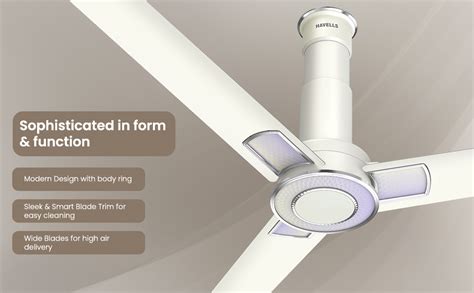 Buy Havells Ioniq ES 1200mm Ceiling Fan, Energy Efficient for Superior ...