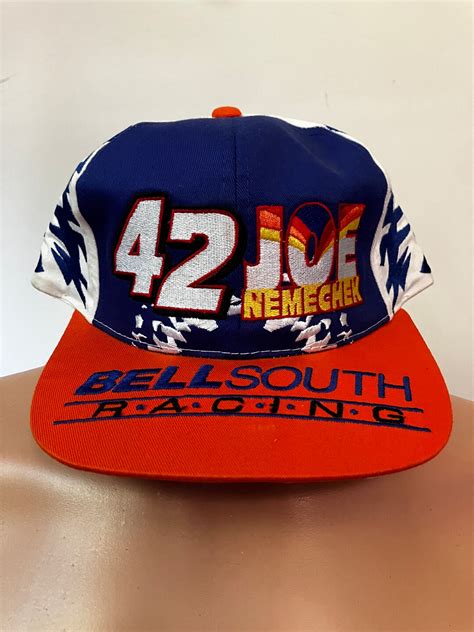 Deadstock Joe Nemechek Bellsouth Racing Snapback Hat 90s - Etsy