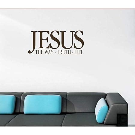 Corner Papes Vinyl Bible Verse Wall Sticker 2 x 7 inches, Multicolour ...