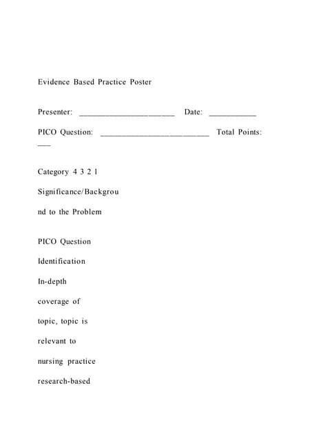 Image result for Evidence-Based Practice Poster Examples