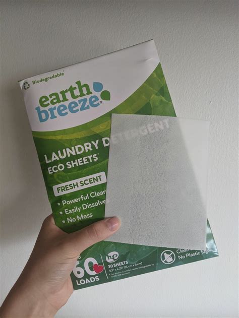 Earth Breeze Laundry Detergent Eco Sheets Review | Eco-Stylist