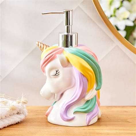 Buy Slate Unicorn Kids Polyresin Soap Dispenser - 320ml from Home ...