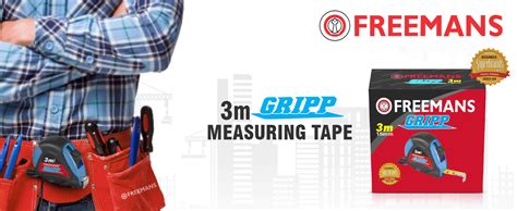 FREEMANS GRIPP 3m:16mm Steel Inchi Measuring Tape - 3m (Blue) with ...