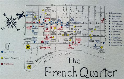 Map Of New Orleans French Quarter Streets