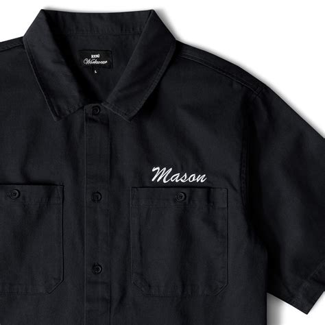 CCS Custom Embroidered Work Shirt - Black
