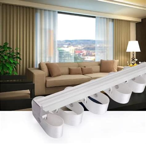 UNIQUELLA 50 Meter S-Wave Smart Curtain Tape with Cord Track Kit with ...