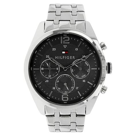 Buy Online Tommy Hilfiger Quartz Multifunction Grey Dial Metal Strap ...