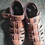 Burwood Men BWD 263 Black Leather Fisherman Sandals-6 UK (40 EU) (BW ...