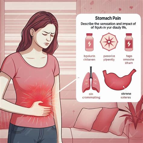 Premium Photo | Understanding and Managing Stomach Pain Causes Effects and Remedies
