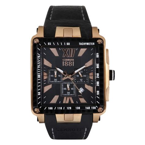 Cerruti 1881 Analog Black Dial Men's Watch-CRA012SRB02BK : Amazon.in ...