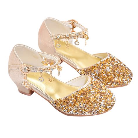 Vedolay Princess shoes Girls heels Princess dress up shoes Little girl ...