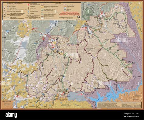 Grand Staircase-Escalante National Monument map Stock Photo - Alamy