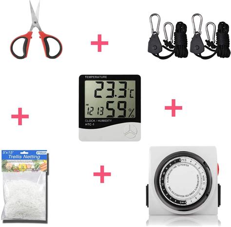 Buy TopoGrow Grow Tent Kit 24X24X48 Indoor Plants Growing +Analog Timer ...