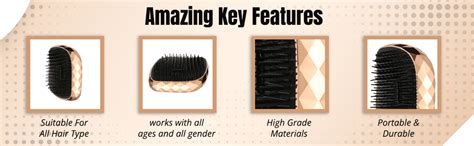 Buy Beauté Secrets Detangling Hair Comb Brush, Detangler Hair Brush for ...